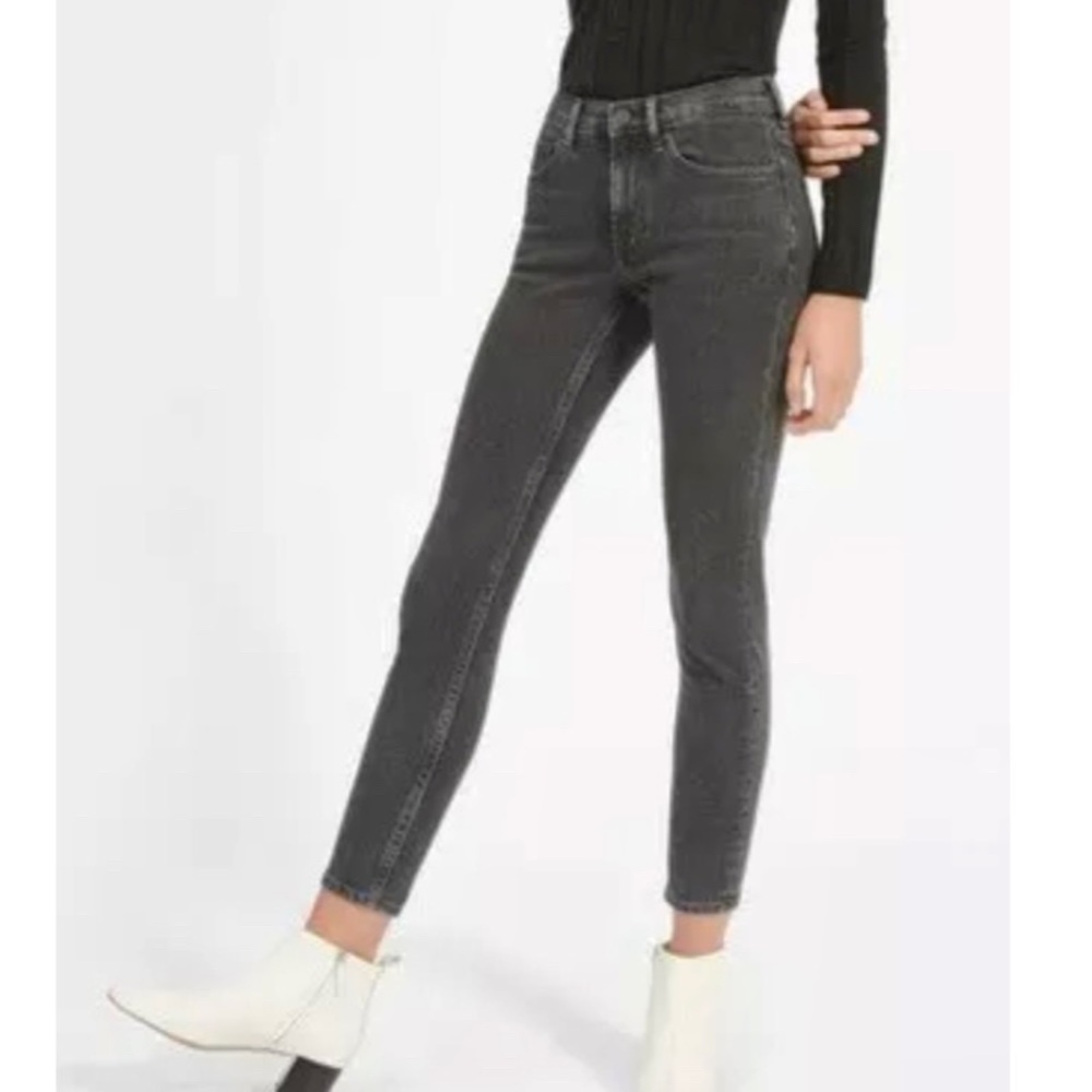 Everlane Gray Mid- Rise Classic Skinny Jean